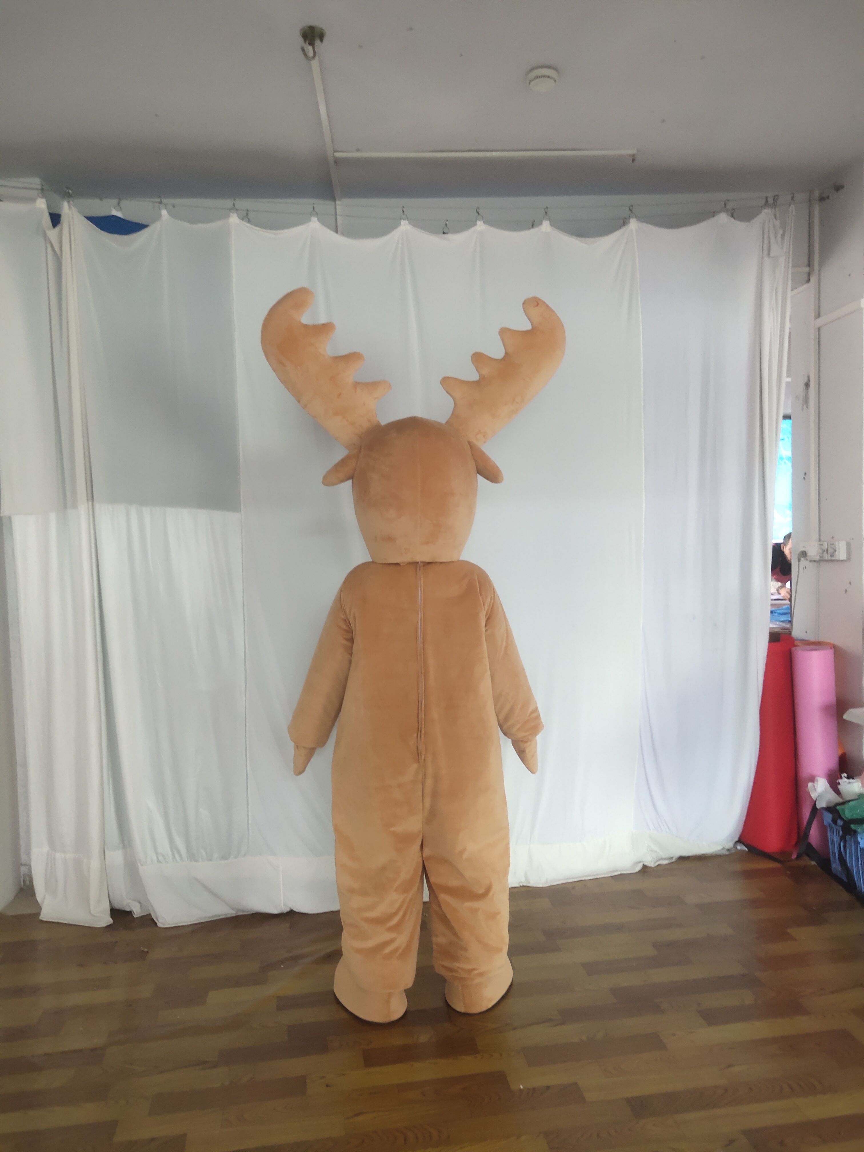 Xmas custom deer mascot costume adult size Christmas Elk moose costume for sale