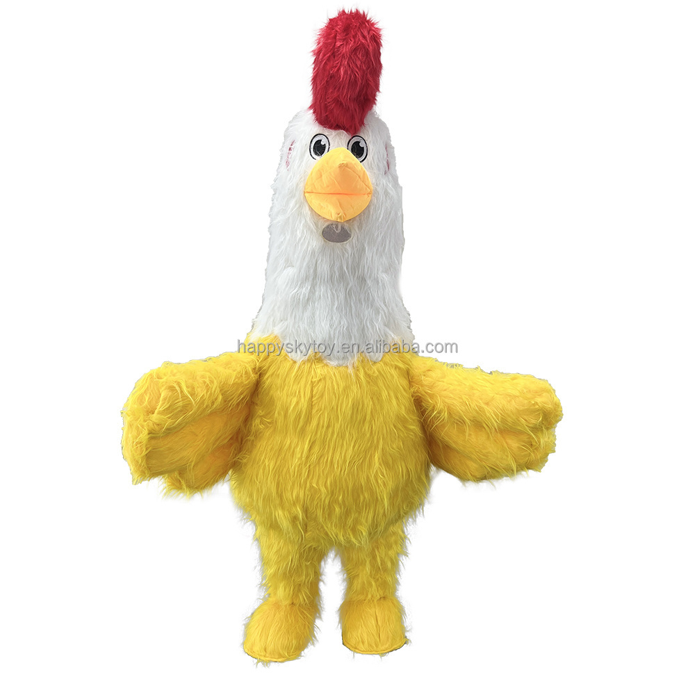 Wholesale 4 popular sale new mascot giant inflatable rooster chicken costume