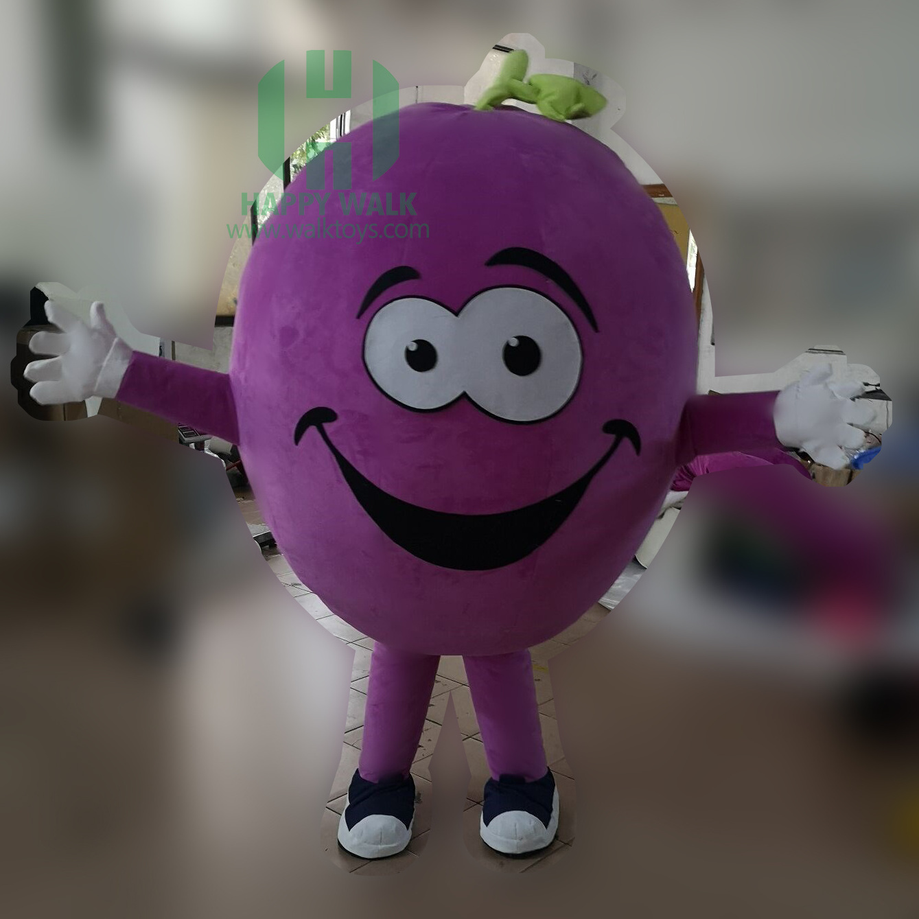 Plush Children Kids Halloween Party Cartoon Costume Cosplay Clothes Grape Fruit Inflatable Mascot Costume