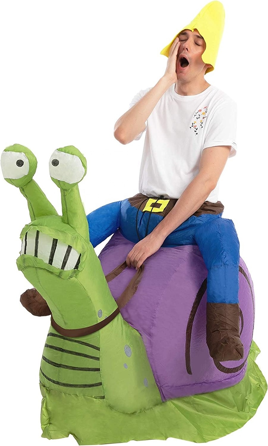 Halloween Inflatable Costume Ride On Snail Inflatable Costume