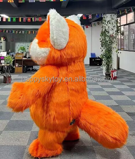 Red Panda Fox raccoon Mascot Costume Popular Party Dress inflatable giant mascot costume for adult