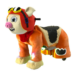 Walking Ride On Mall Electric Walking Horse Toy Zippy Toy Rides Electric Animals For Kids