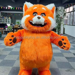 Red Panda Fox raccoon Mascot Costume Popular Party Dress inflatable giant mascot costume for adult