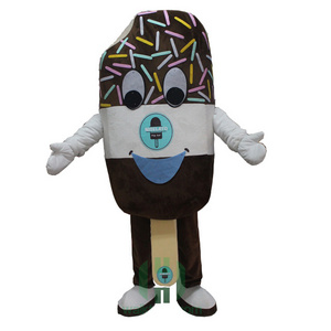 Custom ice cream bar Costume Plush Cosplay Cartoon Mascot Party Costume For Adult