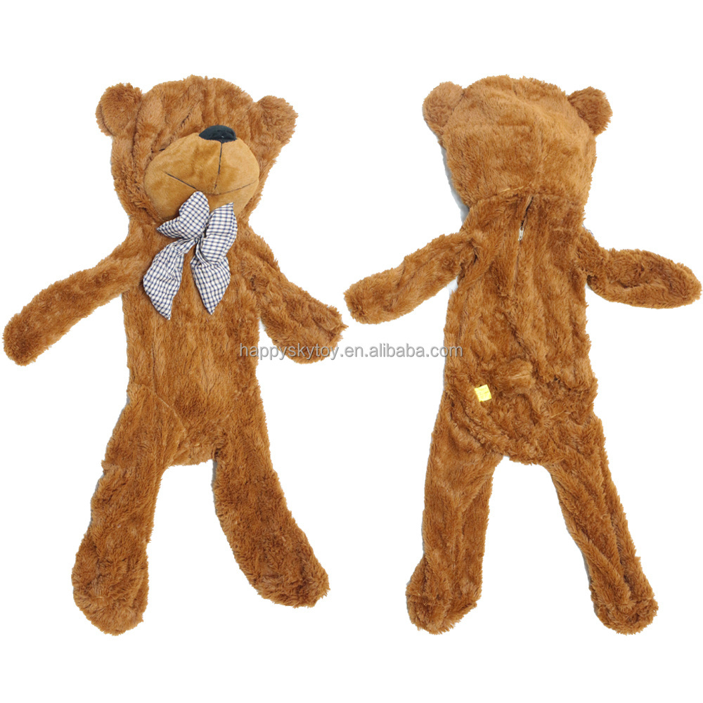 60CM Factory Price unstuffed teddy bear unfilled skins plush toy skin Giant teddy bear