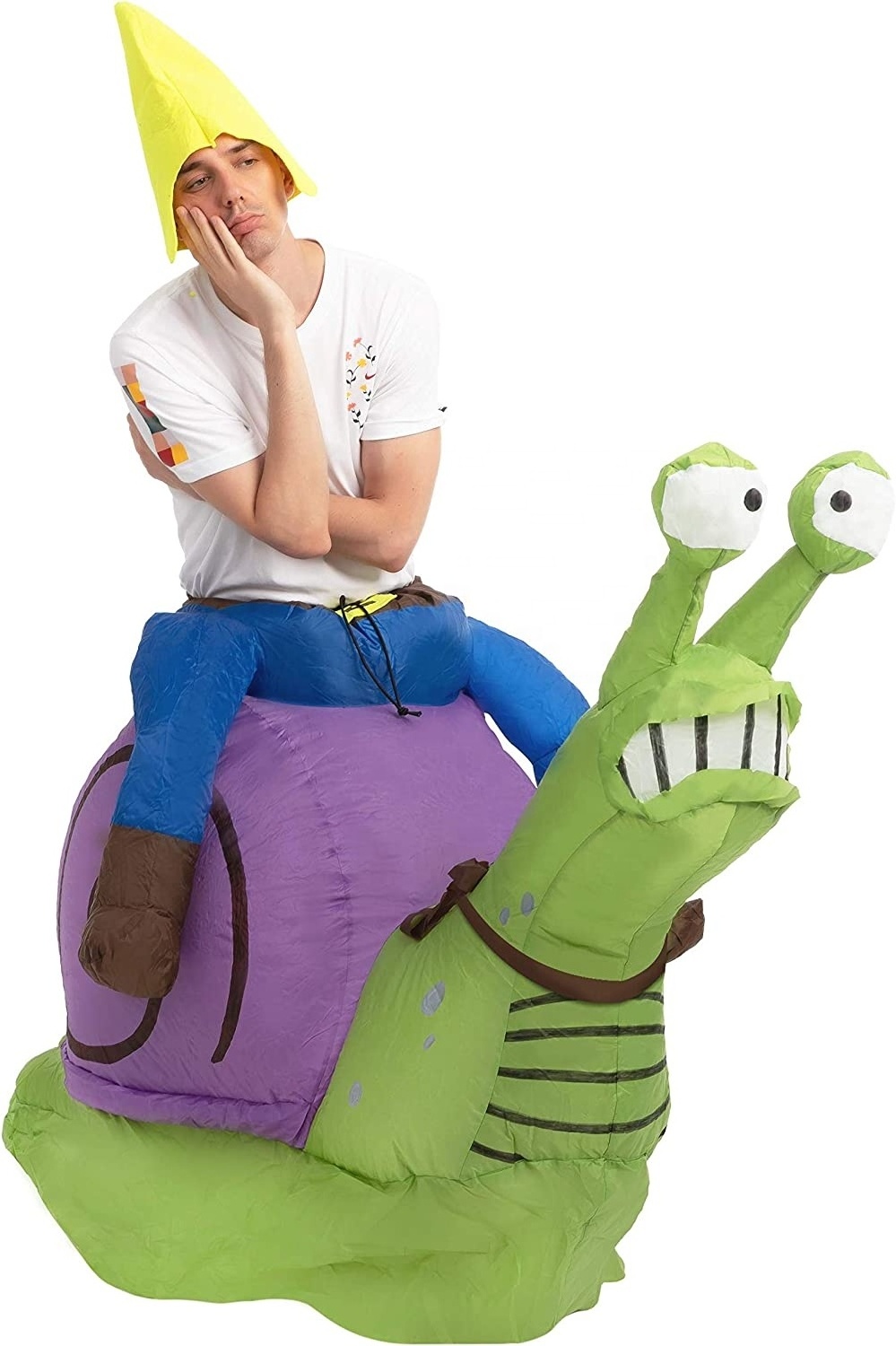 Halloween Inflatable Costume Ride On Snail Inflatable Costume