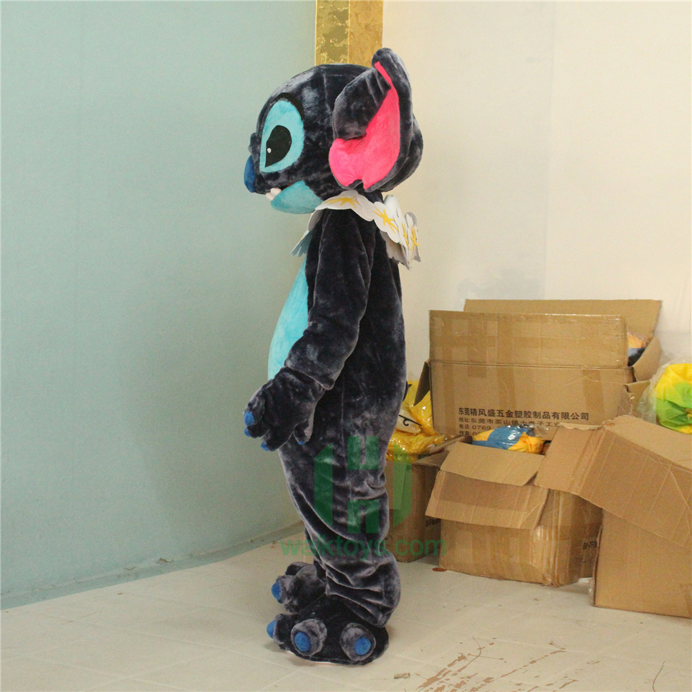 Popular stitch mascot costume custom adults animal walking costume for sale