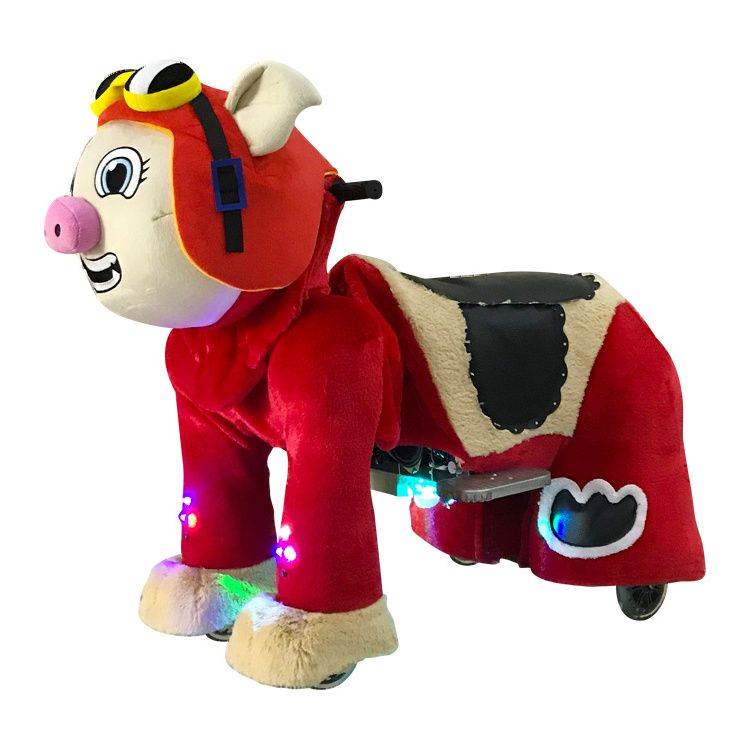 Walking Ride On Mall Electric Walking Horse Toy Zippy Toy Rides Electric Animals For Kids