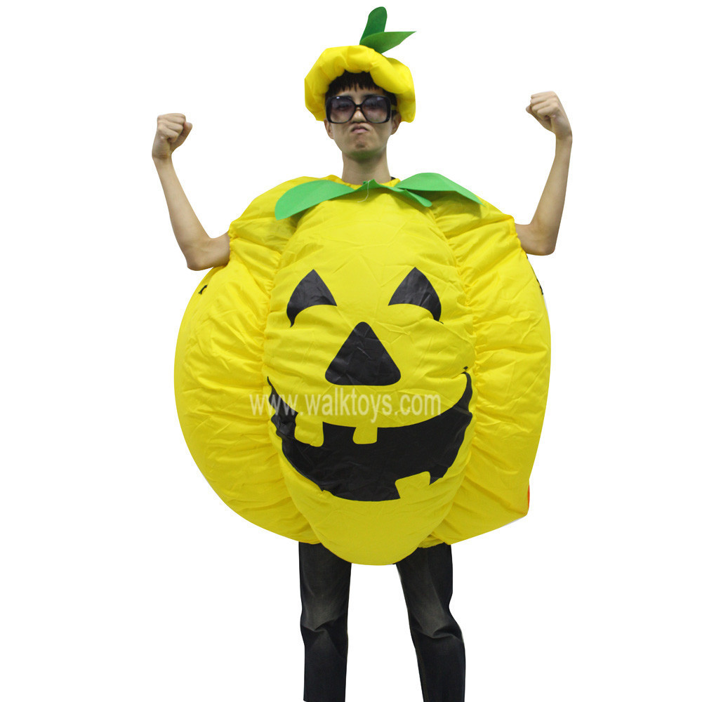 Wholesale Funny Adult pumpkin Inflatable Costume For Halloween