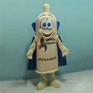 Custom Mascot Costumes Funny Condom Costume