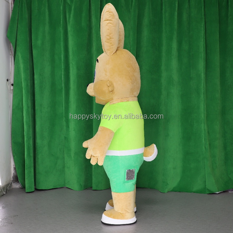 Unisex Customized Popular Lovely Rabbit Bunny Cartoon Character Inflatable Mascots Suit Sale Adult Walking Rabbit Mascot Costume