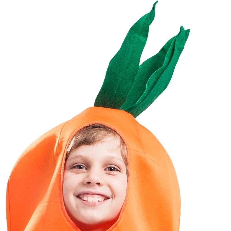 2022 Halloween carnival costume children carrot jumpsuit for child vegetable cosplay mascot costumes for kids