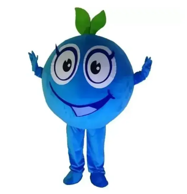 Happy Island Fancy fruit cosplay blueberry mascot costume soft plush blueberry mascot costume