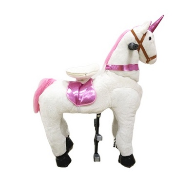 Cheap mechanical horse walking animal ride for mall power pony ride on toy animals