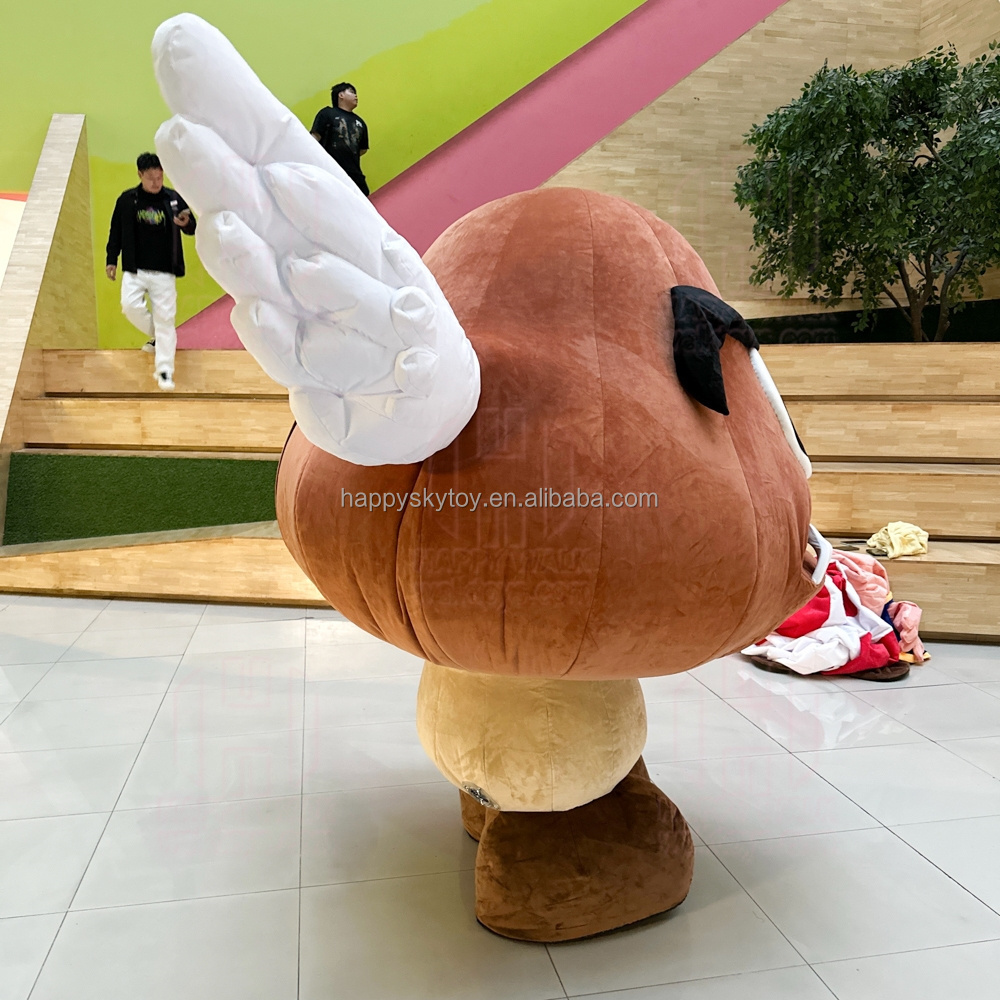 2 meter custom carnival custom inflatable mascot mario chestnut Goomba costume for adult