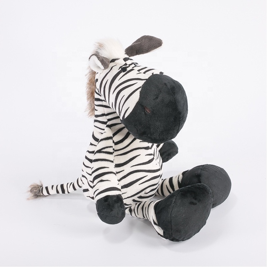 New 25cm Zebra Doll Fierce Jungle Brothers Plush Toys Christmas Gift For Children Birthday  Presents