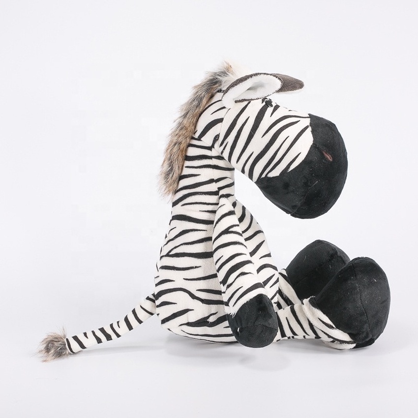 New 25cm Zebra Doll Fierce Jungle Brothers Plush Toys Christmas Gift For Children Birthday  Presents