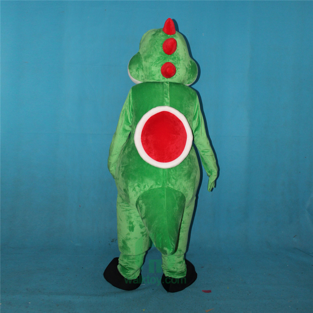 green dinosaur Yoshi green dragon mascot costume for adults Halloween carnival party event