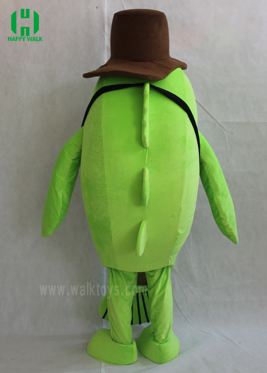 Adult Size Green Whale Fish Mascot Costume Fancy Dress Lovely cosplay costumes mascot