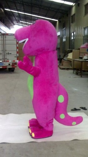 Cheap wholesale barney and friends mascot costume cartoon character for adult