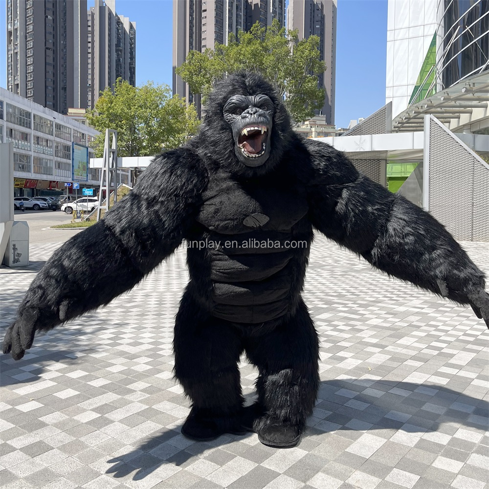 Gorilla Inflatable Mascot Costumes For sale cospaly gorilla costume dress party mascot costume for adult