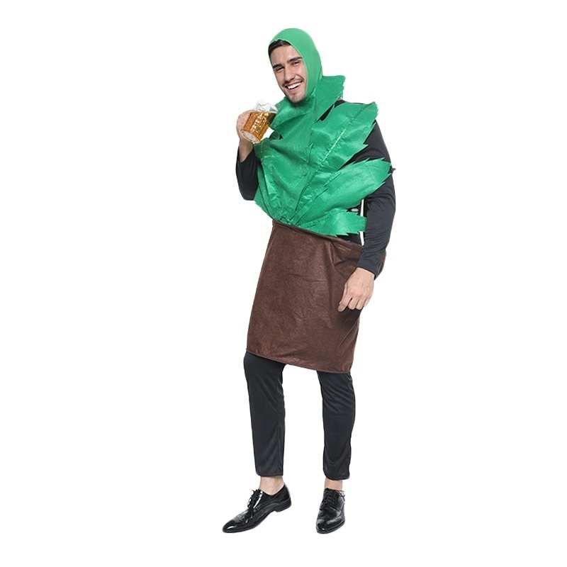 Halloween men's adult Costume man plant cosplay for carnival evening green Cactus mascot costumes for adults