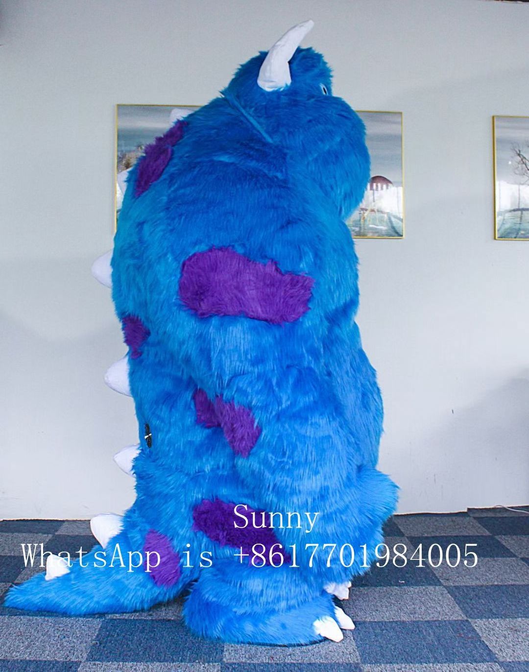 2.6m giant big large inflatable mascot costume adult sully monsters inc costume