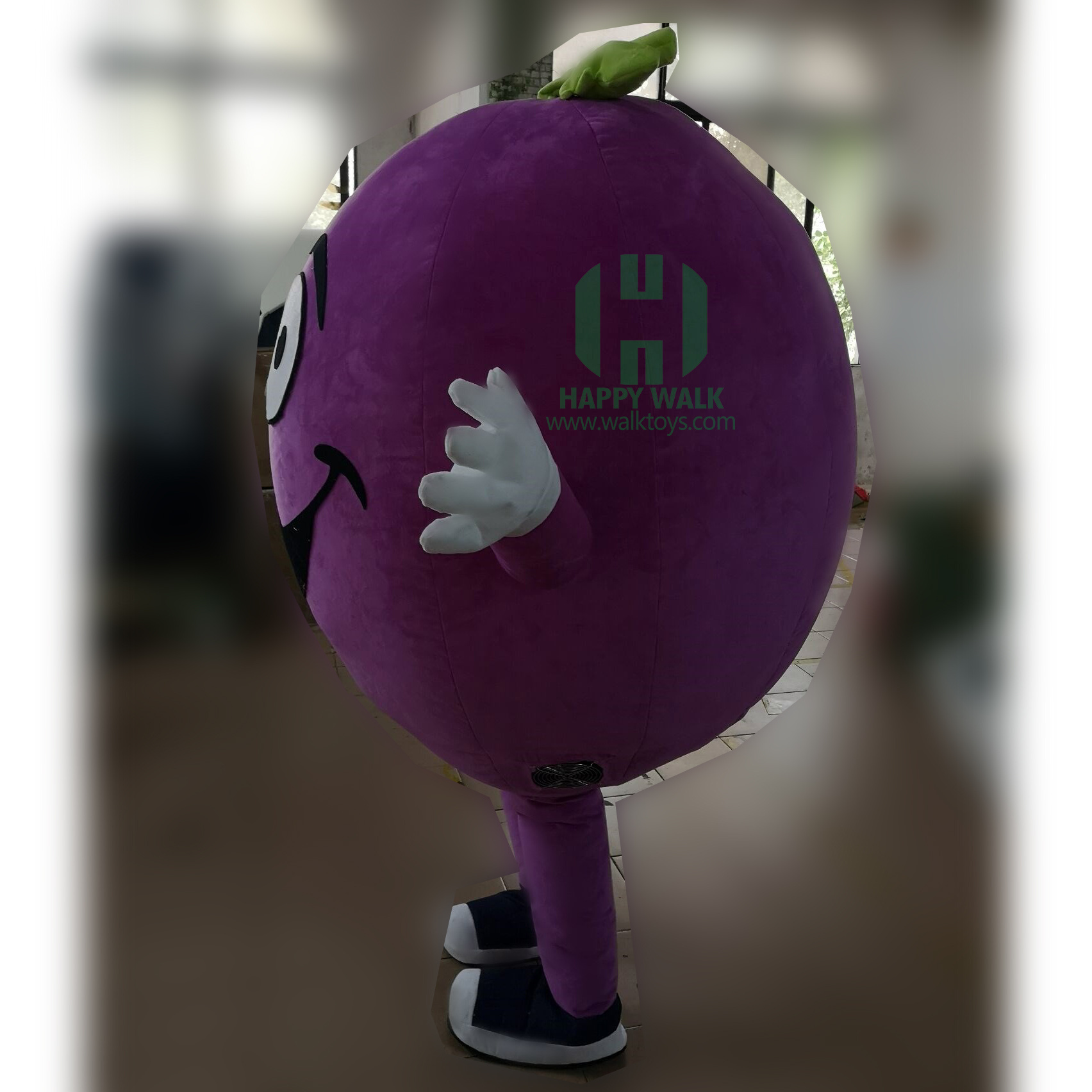 Plush Children Kids Halloween Party Cartoon Costume Cosplay Clothes Grape Fruit Inflatable Mascot Costume