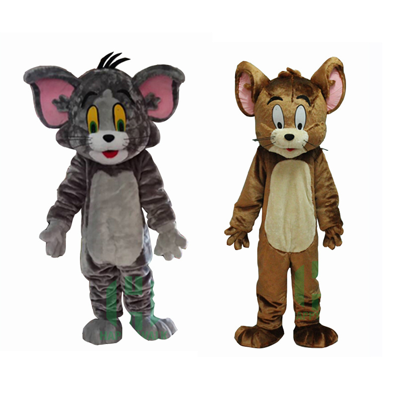 Funny custom tom and jerry mascot costumes promotion adult cartoon character