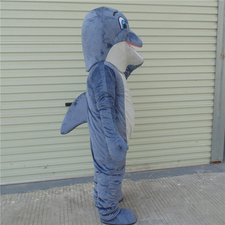 Dolphin Mascot Costumes Blue Fish Costumes Adults Christmas Halloween custom adult mascot costume