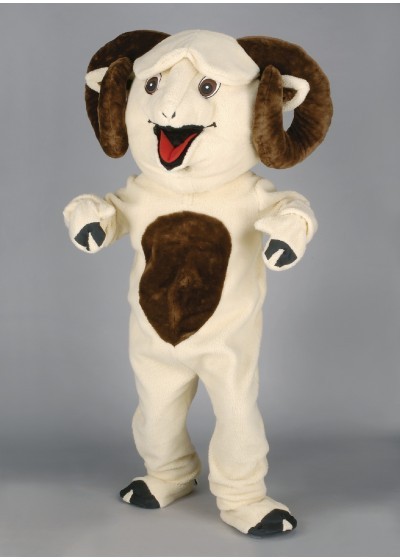 Hot Sale Popular Party Dress cute long plush goat Mascot Costume inflatable giant mascot costume