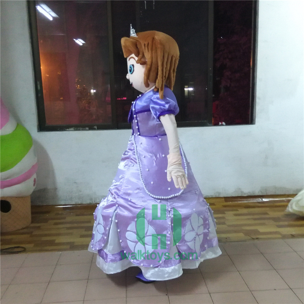 Good quality cartoon character princess mascot costumes for adults