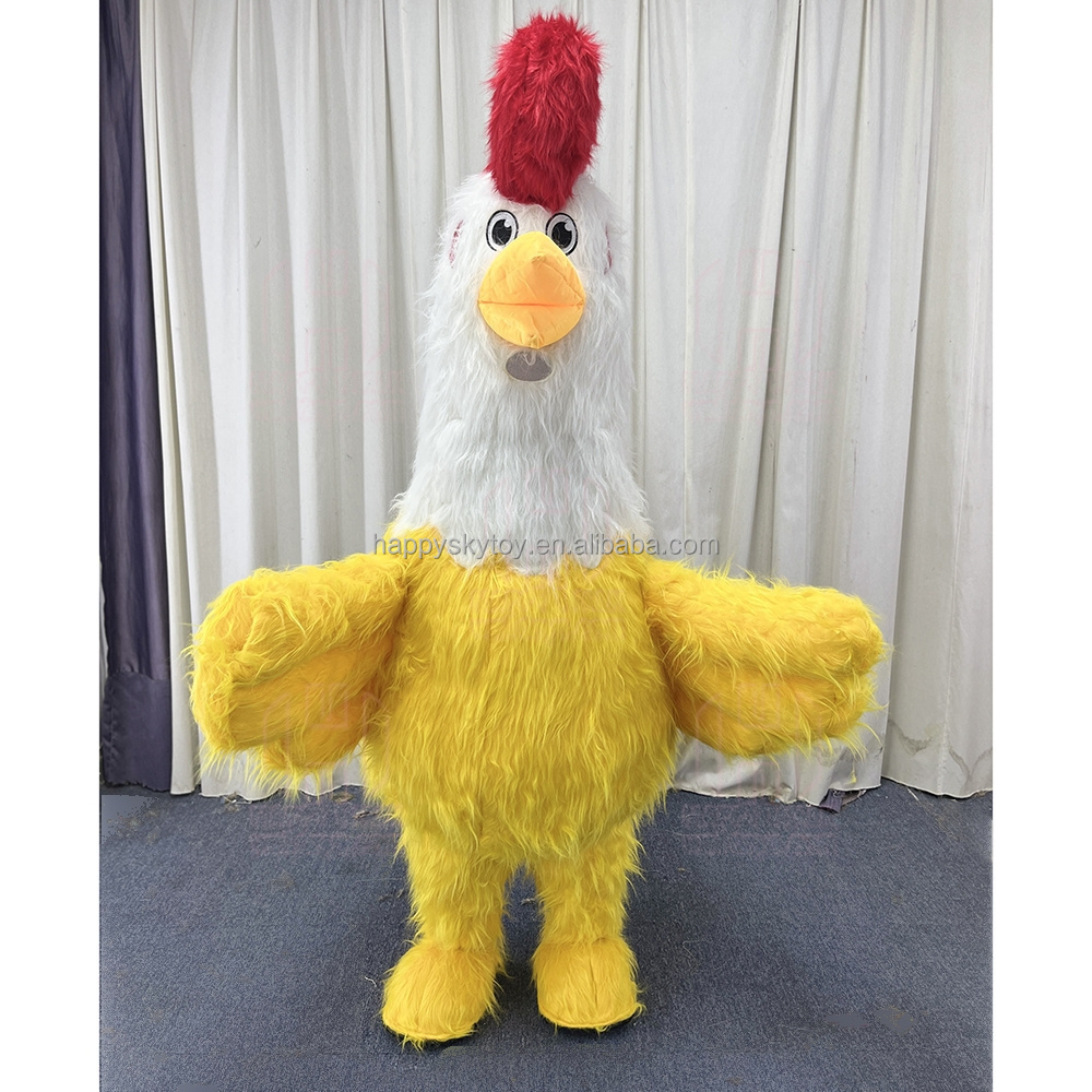 Wholesale 4 popular sale new mascot giant inflatable rooster chicken costume