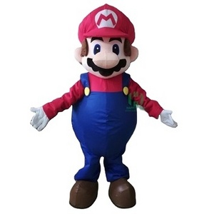 cartoon character Adult custom-size MOQ 1 PIECE Mario plush mascot costume