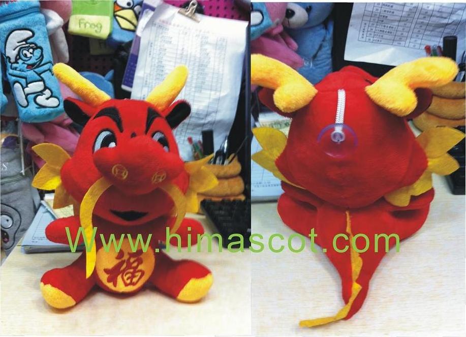 2024 New Year Plush Dragon Doll Decoration Kawaii Cute Soft Dragon Plush Toys peluche 30cm