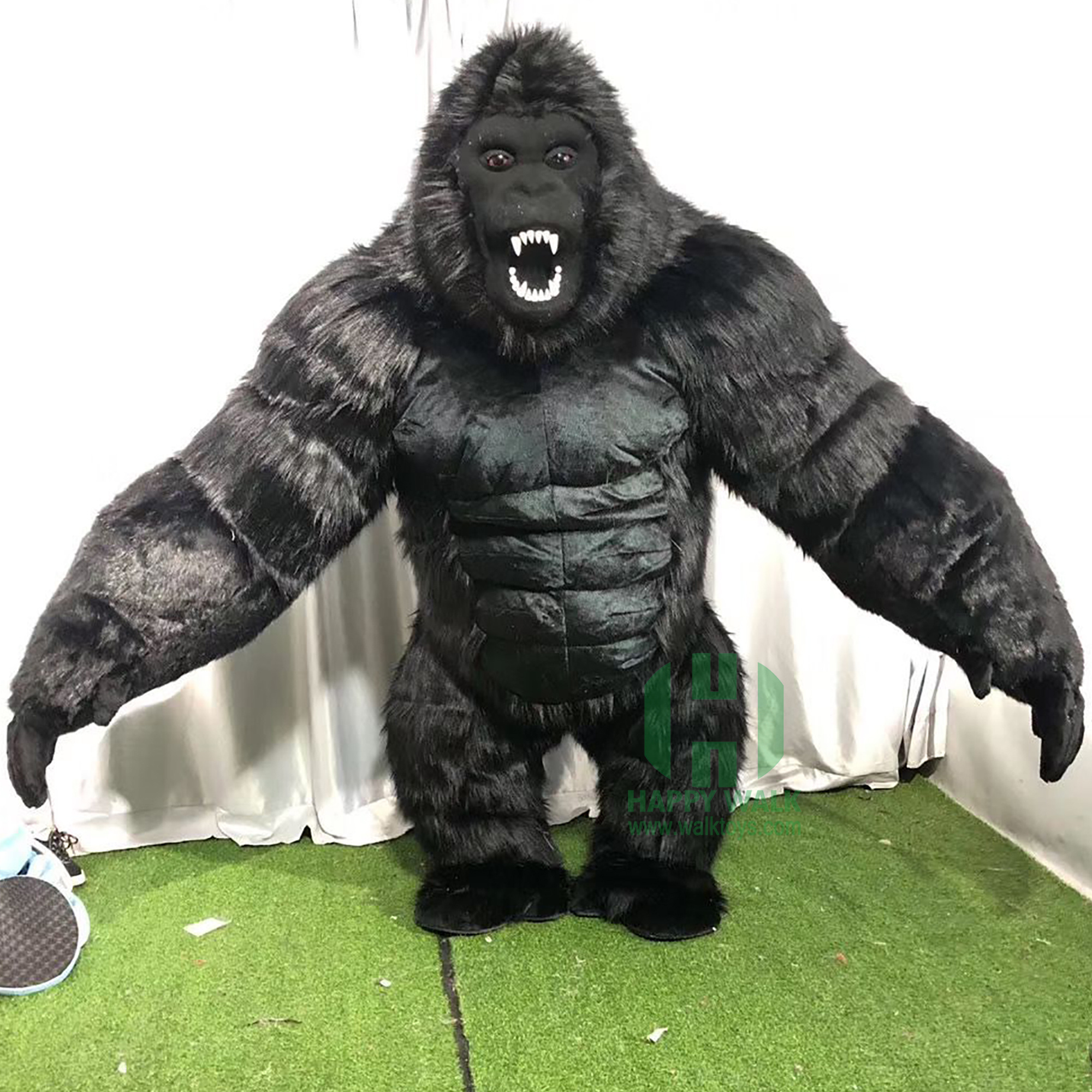 2.6M Realistic King Kong Monkey Gorilla Inflatable Mascot Costume