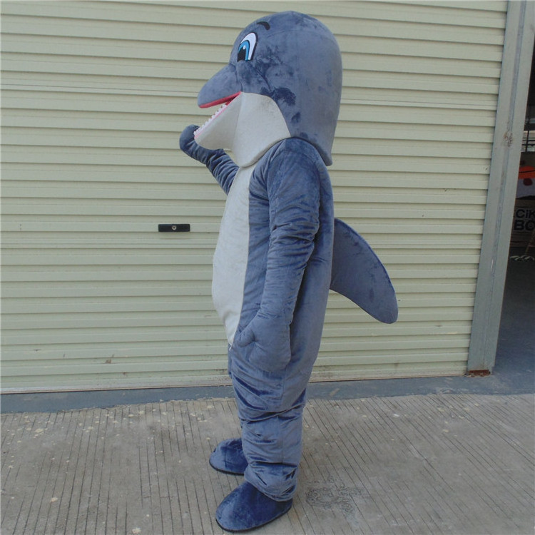 Dolphin Mascot Costumes Blue Fish Costumes Adults Christmas Halloween custom adult mascot costume