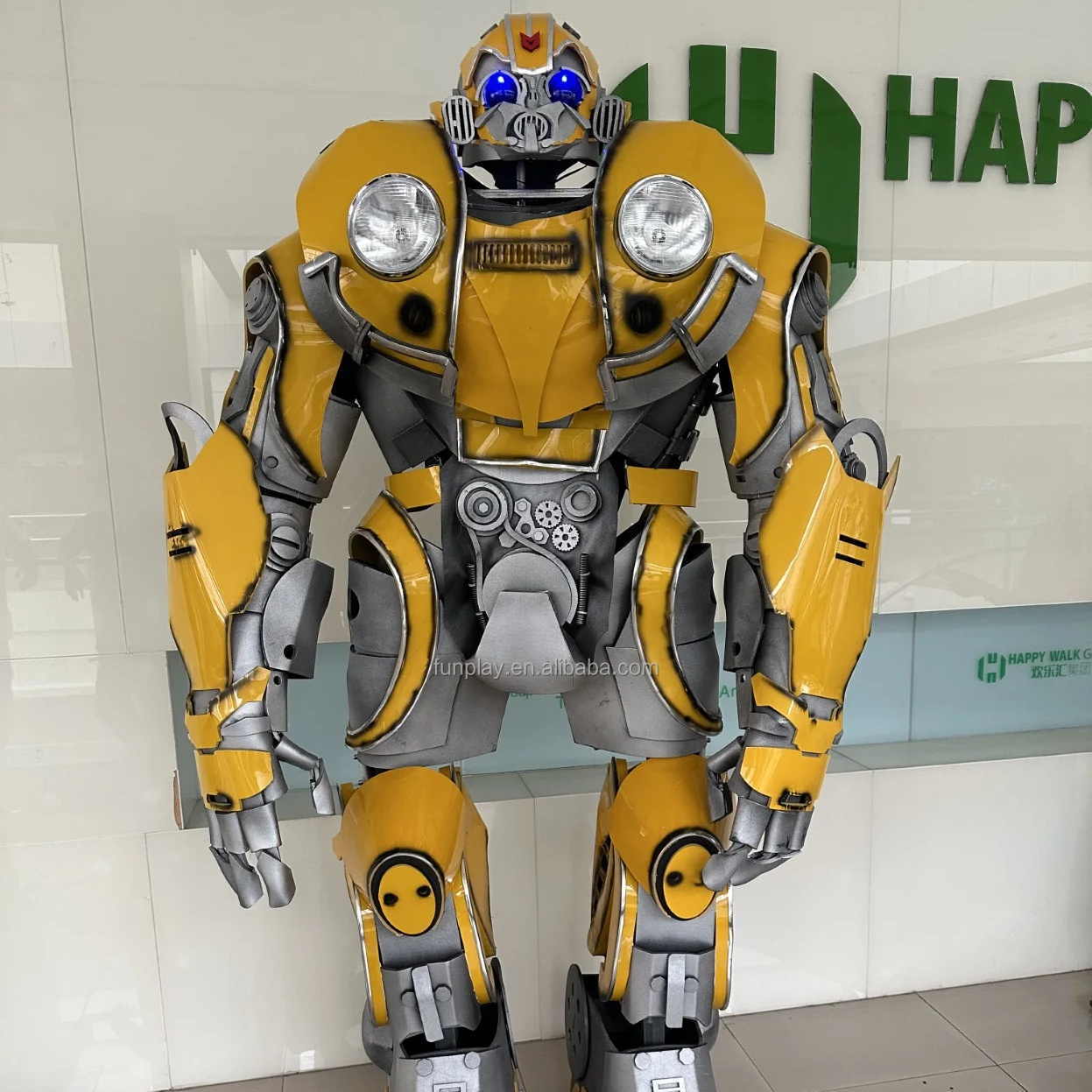 2.6 meter custom life size robot costume waking adult giant robot costume for sale