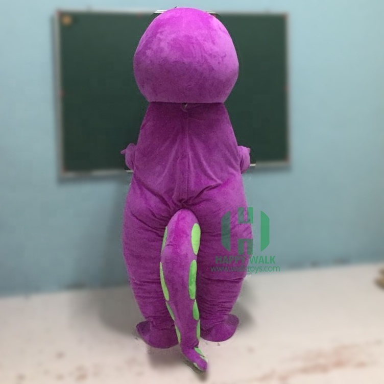 Factory price barney mascot costume for adults