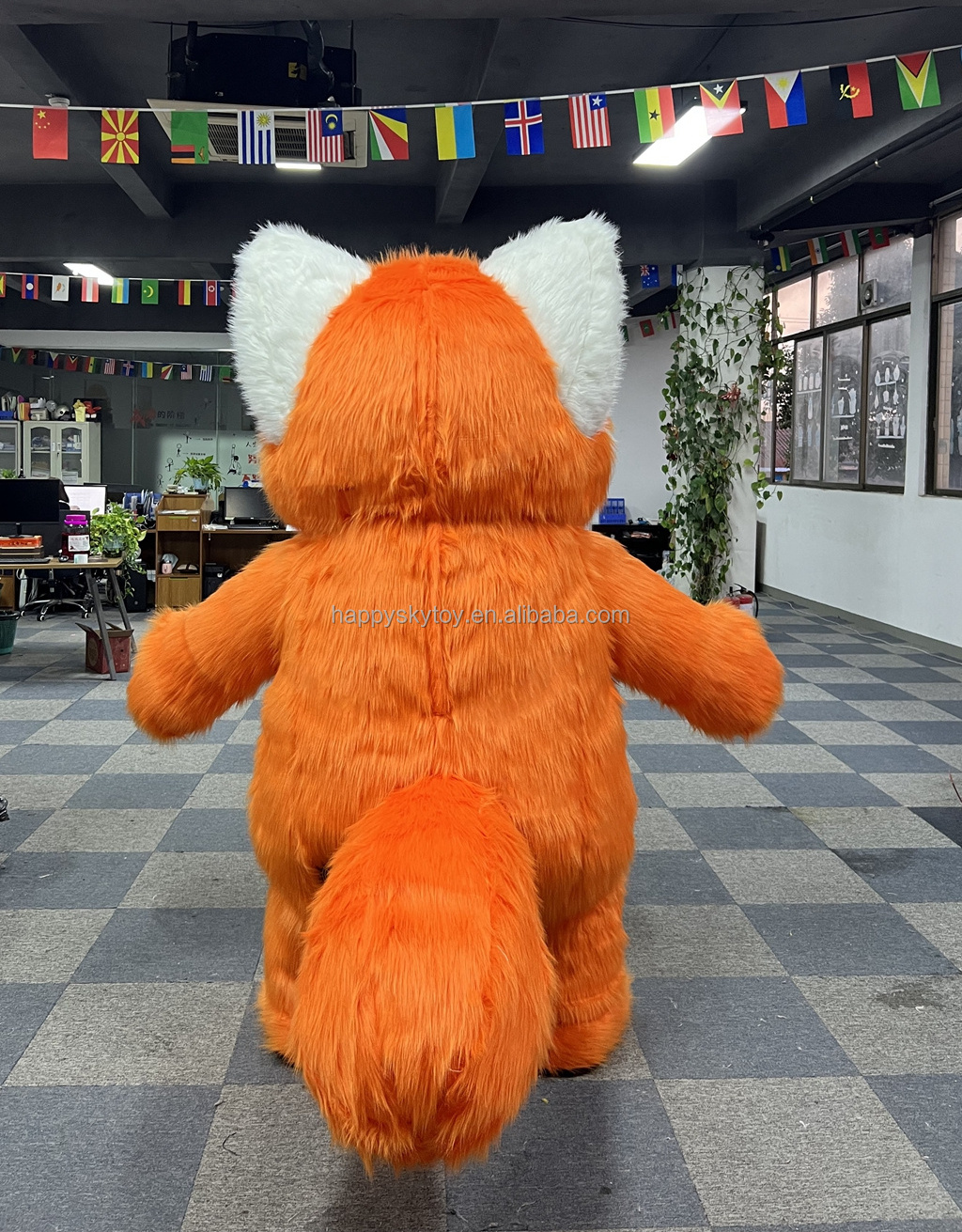 Red Panda Fox raccoon Mascot Costume Popular Party Dress inflatable giant mascot costume for adult