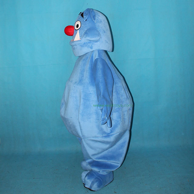 madagascar mort stuffed toy blue mascot costume custom animal plush toy custom mascot