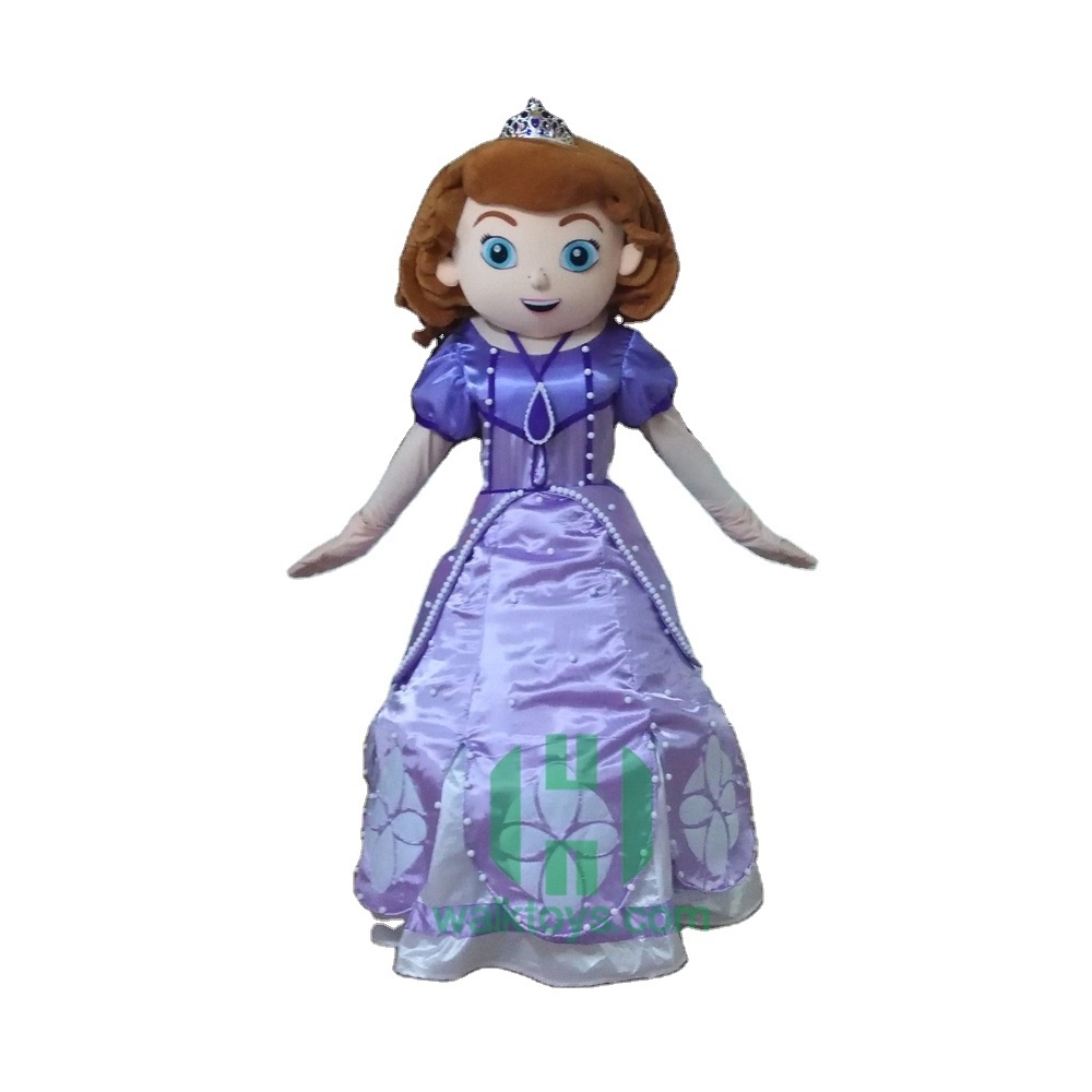 Good quality cartoon character princess mascot costumes for adults