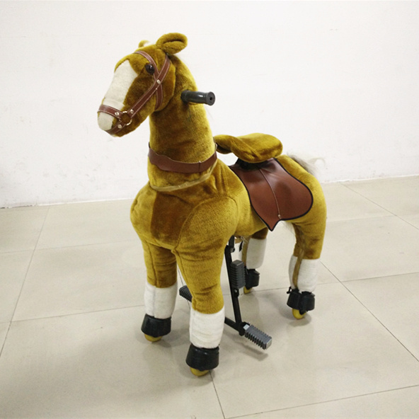 Cheap mechanical horse walking animal ride for mall power pony ride on toy animals