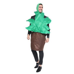 Halloween men's adult Costume man plant cosplay for carnival evening green Cactus mascot costumes for adults