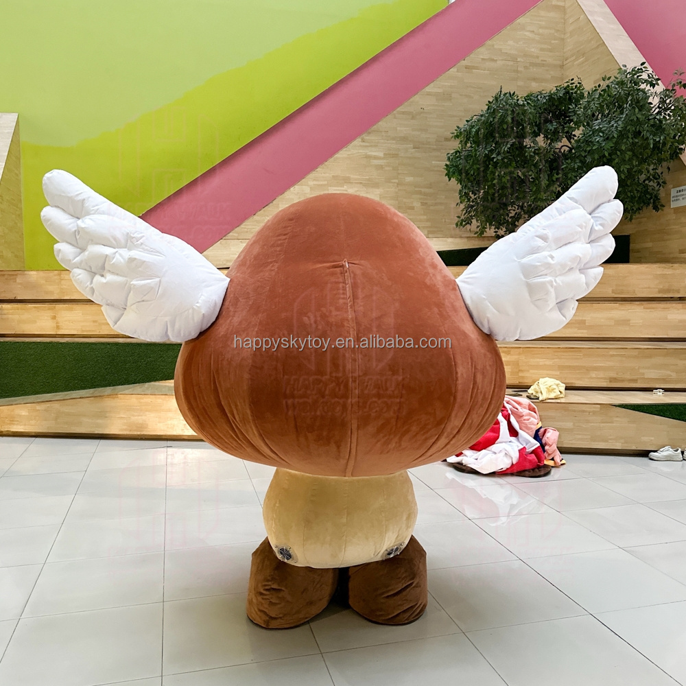 2 meter custom carnival custom inflatable mascot mario chestnut Goomba costume for adult