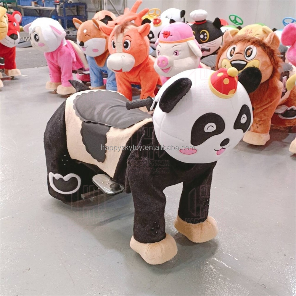 happy rides on animal walking electric animal rides coin operated car ride on animals in shopping mall