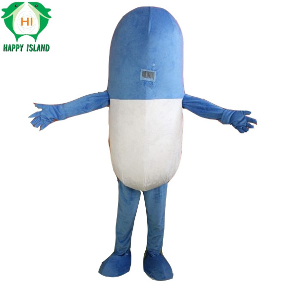 Factory price customized cosplay furry pill costume mascot for adult