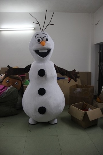 CE Customized Snowman Smiling Cartoon character Olaf Mascot Costume Frozen For Adult