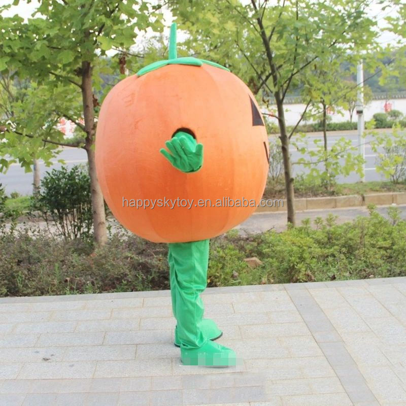 Halloween festival party dressing cosplay pumpkin mascot costume walking performance custom mascot costume