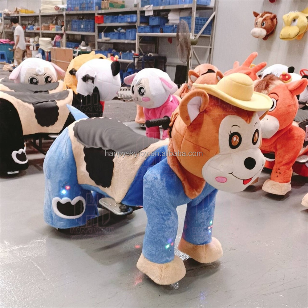 happy rides on animal walking electric animal rides coin operated car ride on animals in shopping mall